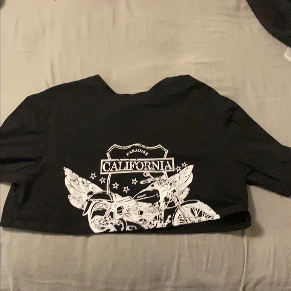 Black Crop Top